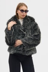 PREMİUM KÜRK ŞAL YAKA CEKET (Kırçıllı Gri)