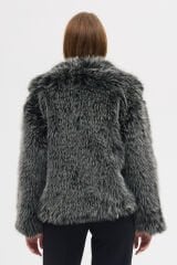 PREMİUM KÜRK ŞAL YAKA CEKET (Kırçıllı Gri)