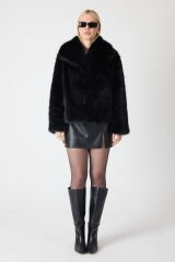 PREMİUM KÜRK ŞAL YAKA CEKET (Siyah)