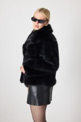 PREMİUM KÜRK ŞAL YAKA CEKET (Siyah)