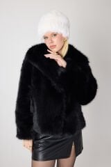 PREMİUM KÜRK ŞAL YAKA CEKET (Siyah)