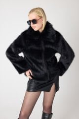 PREMİUM KÜRK ŞAL YAKA CEKET (Siyah)