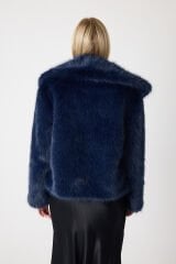 PREMİUM KÜRK ŞAL YAKA CEKET (Lacivert)