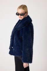 PREMİUM KÜRK ŞAL YAKA CEKET (Lacivert)