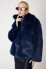 PREMİUM KÜRK ŞAL YAKA CEKET (Lacivert)