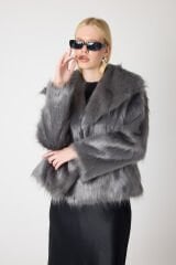 ŞAL YAKA KÜRK (Gümüş)