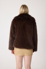 PREMİUM KÜRK ŞAL YAKA CEKET (Acı Kahve)