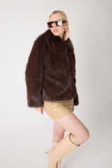 PREMİUM KÜRK ŞAL YAKA CEKET (Acı Kahve)