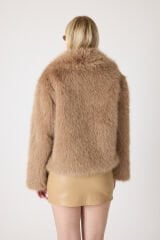 PREMİUM KÜRK ŞAL YAKA CEKET (Kahverengi)