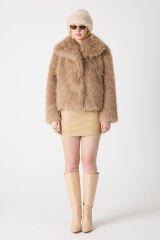 PREMİUM KÜRK ŞAL YAKA CEKET (Kahverengi)