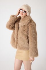 PREMİUM KÜRK ŞAL YAKA CEKET (Kahverengi)